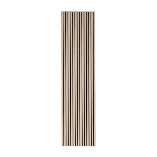 Akustikpaneele  - Modell: Hickory Walnuss - künstliches Holzfurnier, Maße: 2400 x 600 x 22 mm, Stück: 4, Packungsinhalt: ca. 5,76 m²