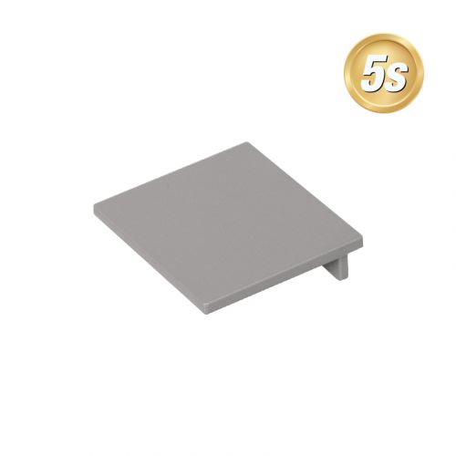 U-Profil Abdeckkappen für U-Profil: 44 mm - Farbe: dunkelgrau 5S