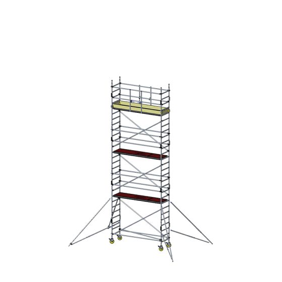 Alu Fahrgerüst Mod. D neue Norm MOBILE - Breite: 0,70 m - Gerüstl.: 3,05 m, Arbeitsh.: 8,30 m