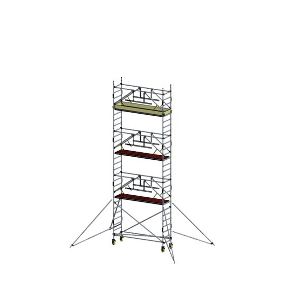 Alu Fahrgerüst Mod. D neue Norm SAFE - Breite: 0,70 m - Gerüstl.: 1,80 m, Arbeitsh.: 8,30 m