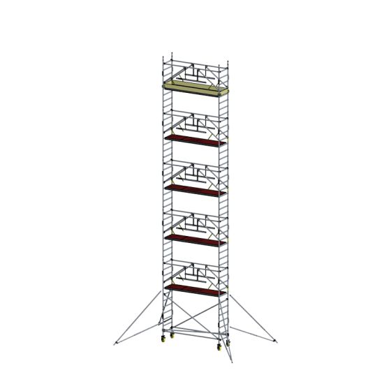 Alu Fahrgerüst Mod. D neue Norm SAFE - Breite: 0,70 m - Gerüstl.: 1,80 m, Arbeitsh.: 12,30 m