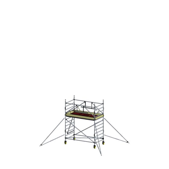 Alu Fahrgerüst Mod. E neue Norm SAFE - Breite: 1,30 m - Gerüstl.: 3,05 m, Arbeitsh.: 4,30 m