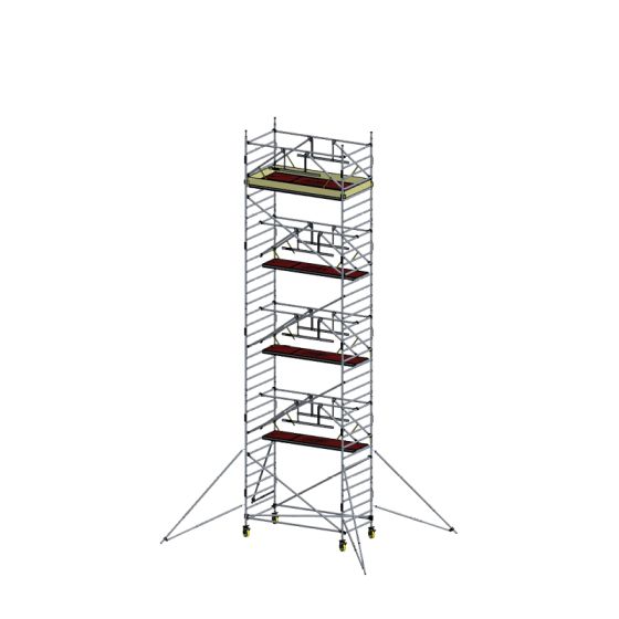 Alu Fahrgerüst Mod. E neue Norm SAFE - Breite: 1,30 m - Gerüstl.: 3,05 m, Arbeitsh.: 10,30 m