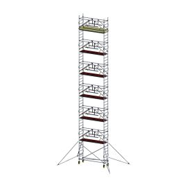 Alu Fahrgerüst Mod. D neue Norm SAFE - Breite: 0,70 m - Gerüstl.: 2,50 m, Arbeitsh.: 14,30 m