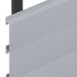 Alu Fassadenprofil 1150 x 150 mm - Farbe: grau, Länge: 1150 mm, Profilhöhe: 150 mm, Profilstärke: 20 mm